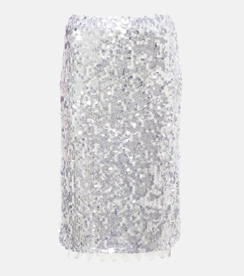 Opaline sequined midi skirt | Christopher Esber