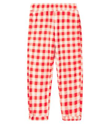 Gingham fleece sweatpants | Mini Rodini