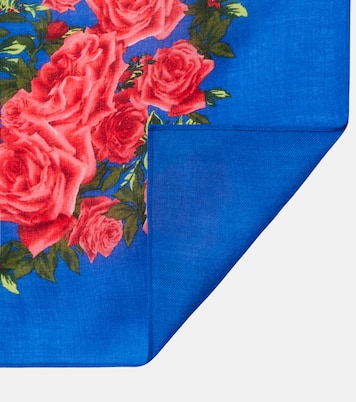 Floral wool scarf | Magda Butrym