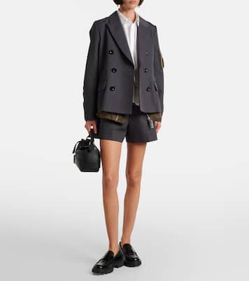 Tiered poplin shirt | Sacai