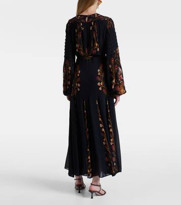 Cutout floral midi dress | Farm Rio