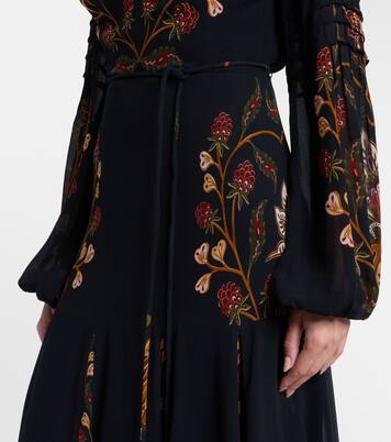 Cutout floral midi dress | Farm Rio