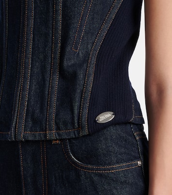 Denim corset | Jean Paul Gaultier
