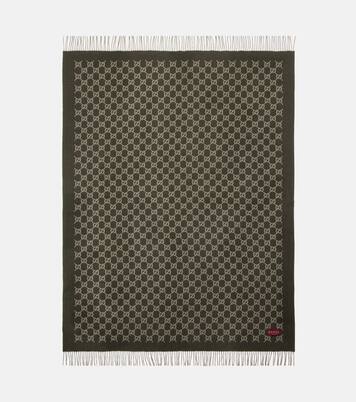 GG wool and cashmere blanket | Gucci