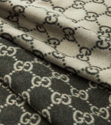 GG wool and cashmere blanket | Gucci
