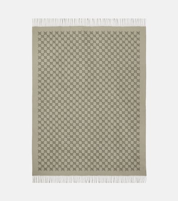 GG wool and cashmere blanket | Gucci