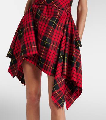 Asymmetric minidress | McQueen