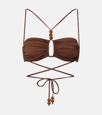 Beaded bikini top | Magda Butrym