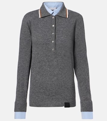 Layered virgin wool polo sweater | Stella McCartney