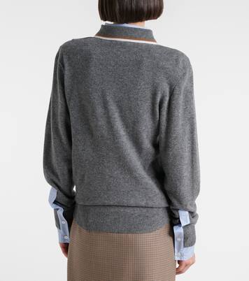Layered virgin wool polo sweater | Stella McCartney