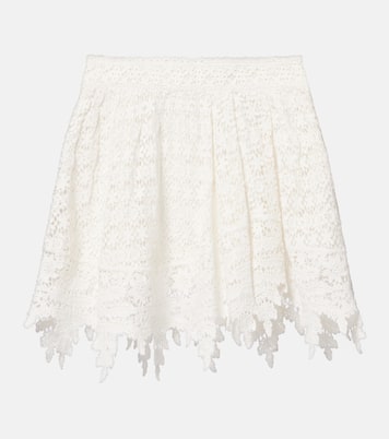 Hanta floral cotton lace miniskirt | Isabel Marant