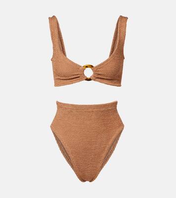 Nadine ring-detail bikini | Hunza G