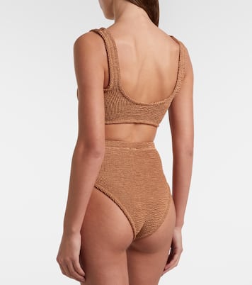 Nadine ring-detail bikini | Hunza G