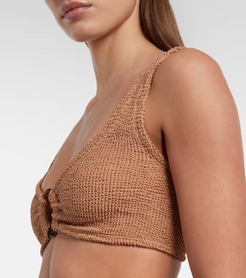 Nadine ring-detail bikini | Hunza G