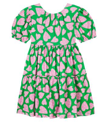 Malha Corazones tiered cotton dress | Fábula