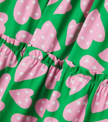 Malha Corazones tiered cotton dress | Fábula