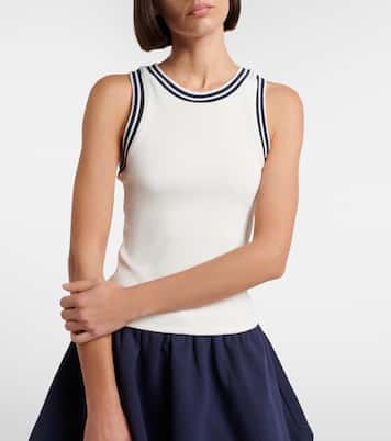 Kirsty ribbed-knit tank top | The Upside