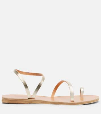 Sandalen aus Metallic-Leder | Ancient Greek Sandals