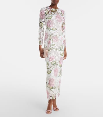 Midikleid aus Spitze | Oscar de la Renta