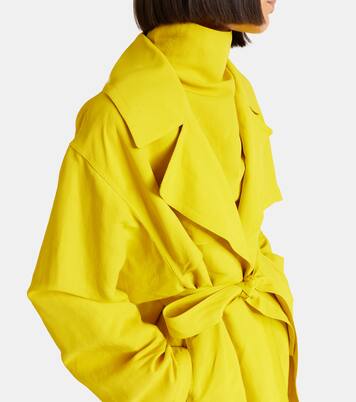 Oversized poplin trench coat | Alaïa