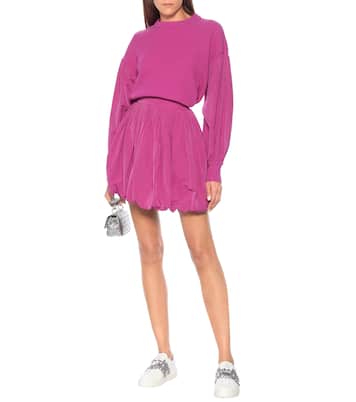 Valentino - Minigonna in micro faille | Valentino