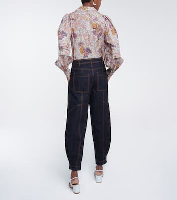 Keaton high-rise tapered jeans | Ulla Johnson