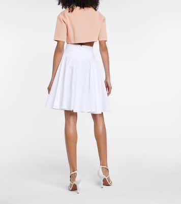 Top cropped in maglia | Alaïa