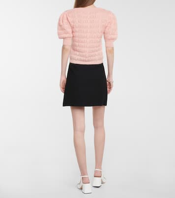 Top in misto mohair | Miu Miu