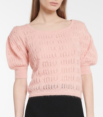 Top in misto mohair | Miu Miu