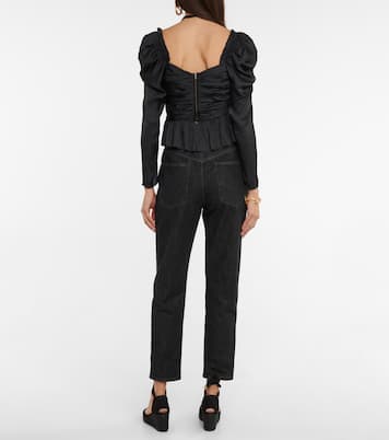 Bluse Mirelle aus Satin | Ulla Johnson