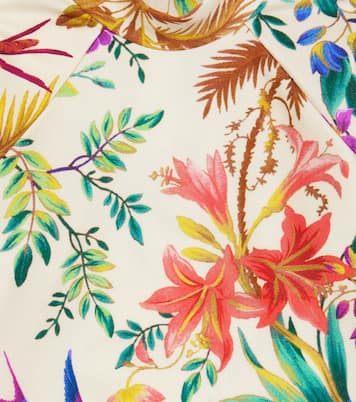 Tropicana Frill floral rashguard | Zimmermann Kids