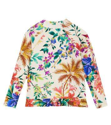 Tropicana Frill floral rashguard | Zimmermann Kids