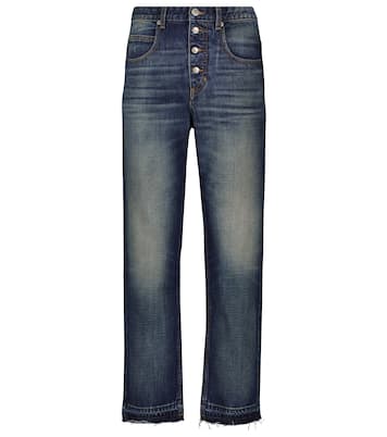 Jeans rectos Belden de tiro alto | Marant Etoile