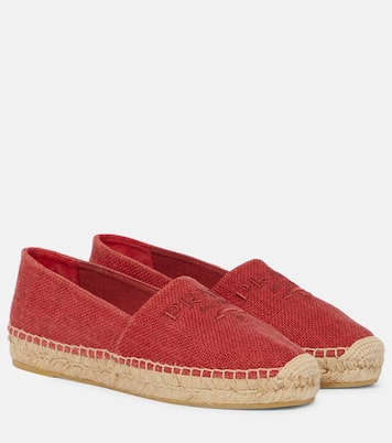 Bestickte Espadrilles aus Leinen | Prada