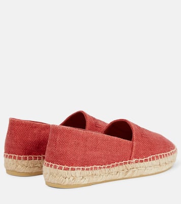 Bestickte Espadrilles aus Leinen | Prada
