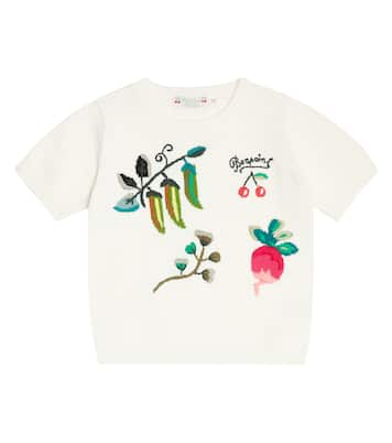 Top Akita intarsia en coton | Bonpoint