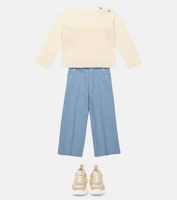 Baskets Jumpy en cuir | Bonpoint
