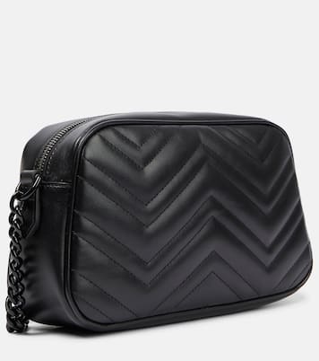 حقيبة كتف من الجلد GG Marmont Small | Gucci