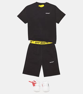 Camiseta de algodón con logo | Off-White Kids