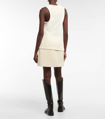 Velvet tank top | Jil Sander