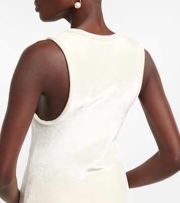 Velvet tank top | Jil Sander