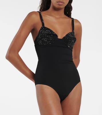 Embellished jersey bodysuit | Area