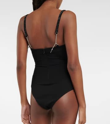 Embellished jersey bodysuit | Area