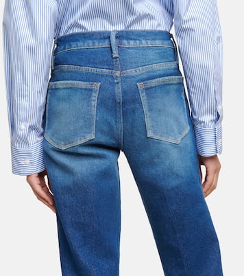 Le Nouveau mid-rise straight jeans | Frame
