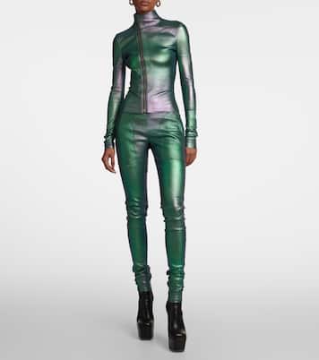 Pantalon en cuir et coton | Rick Owens