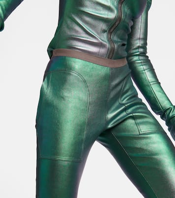 Pantalon en cuir et coton | Rick Owens