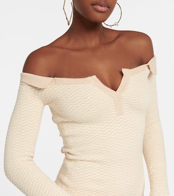 La Robe Pampero cotton-blend midi dress | Jacquemus