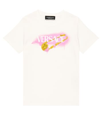Safety Pin cotton jersey T-shirt | Versace Kids