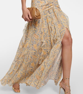 Lucine paisley silk maxi dress | Veronica Beard