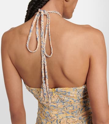 Lucine paisley silk maxi dress | Veronica Beard